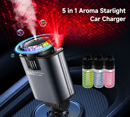 5 in 1 original charger with 3airfusser bottle