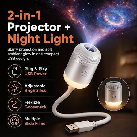 Galaxy Starry Sky Night Light Projector
